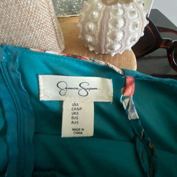 Jessica Simpson Floral Pleated Maxi Dress - Picture 8 of 12